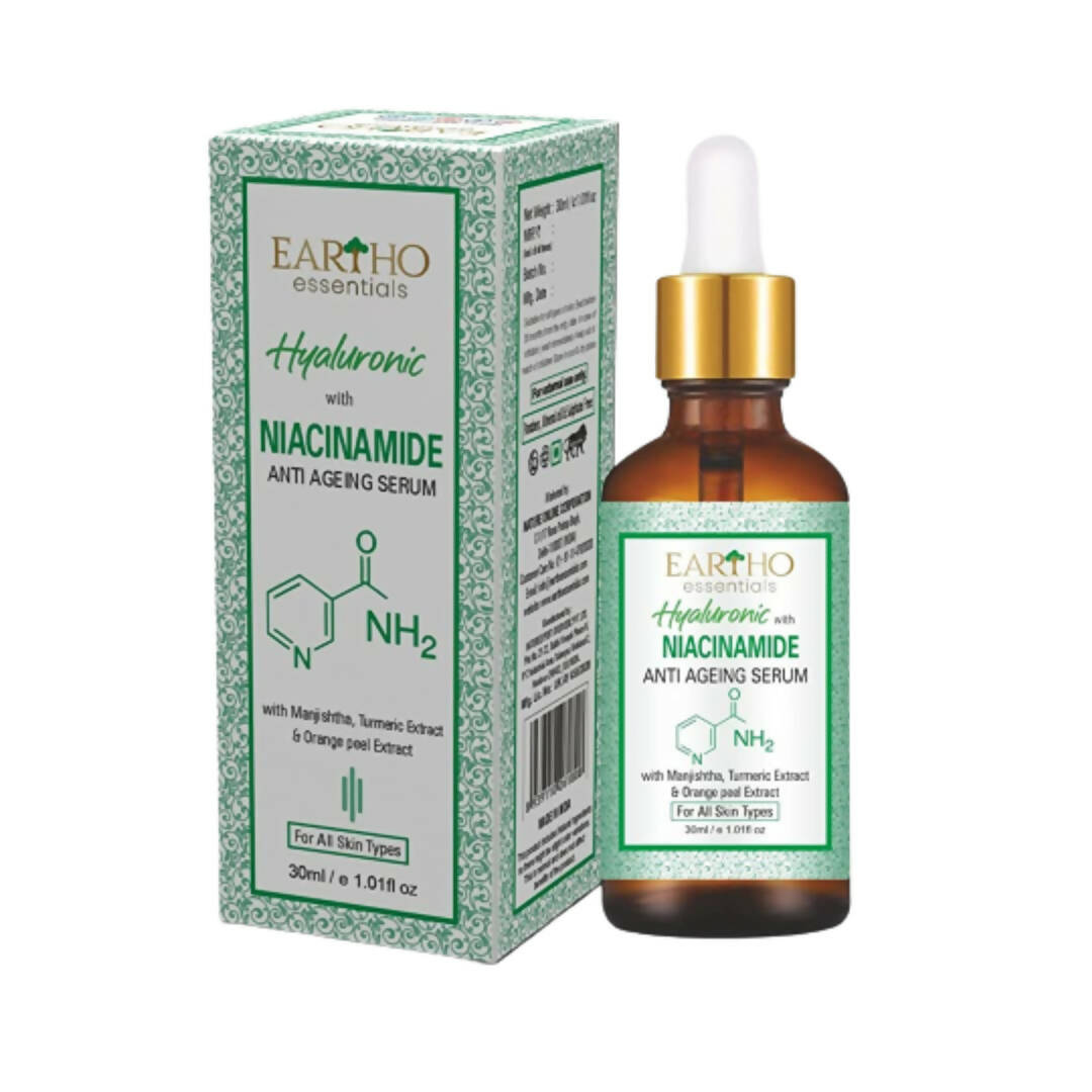 Eartho Essentials Hyaluronic with Niacinamide Anti Ageing Serum