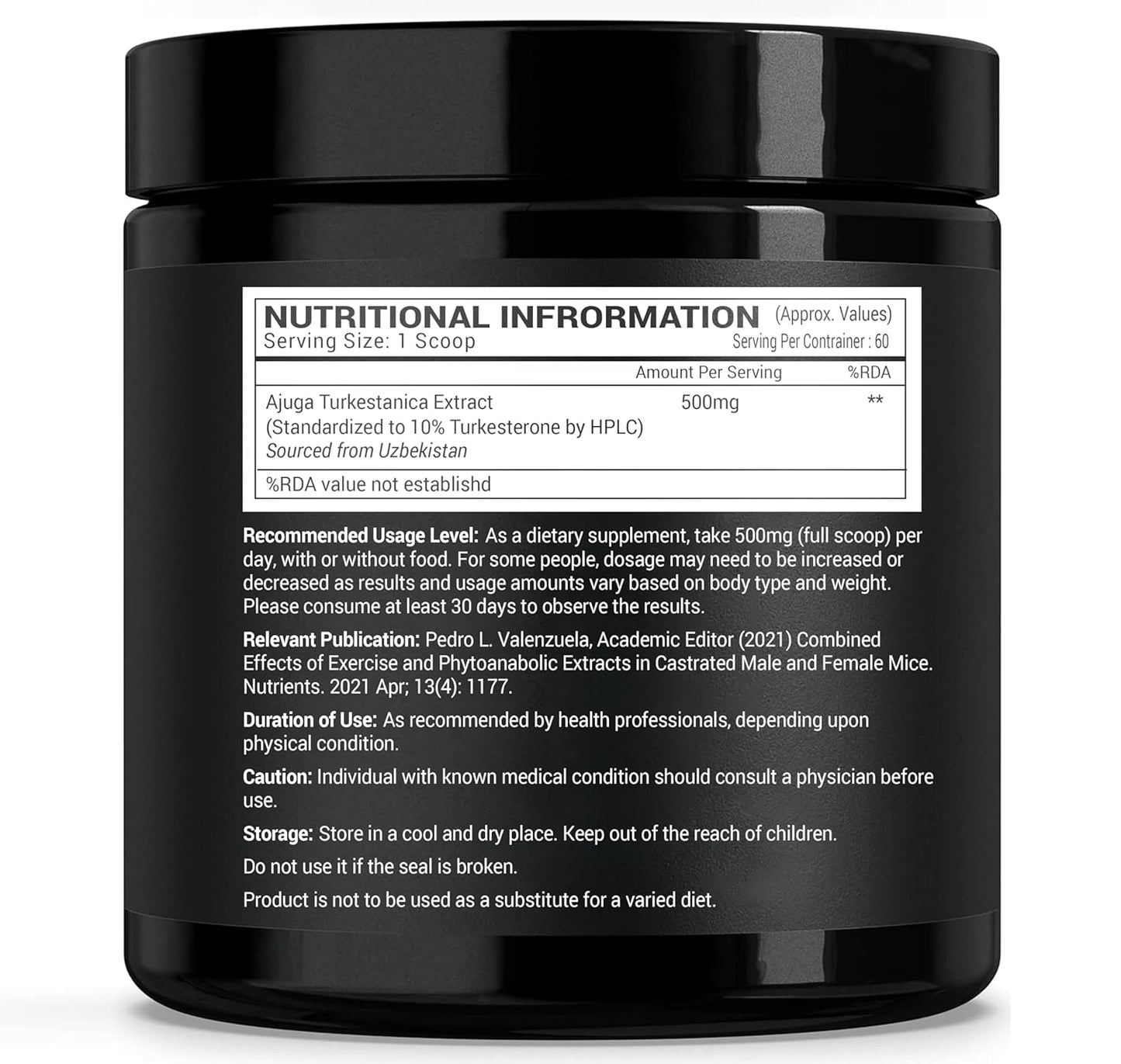 Greendorse Turkesterone Supplement - 30 Gms