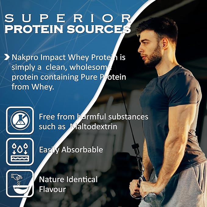 Nakpro Impact Whey Protein Malai Kulfi Flavour - 1000 gms