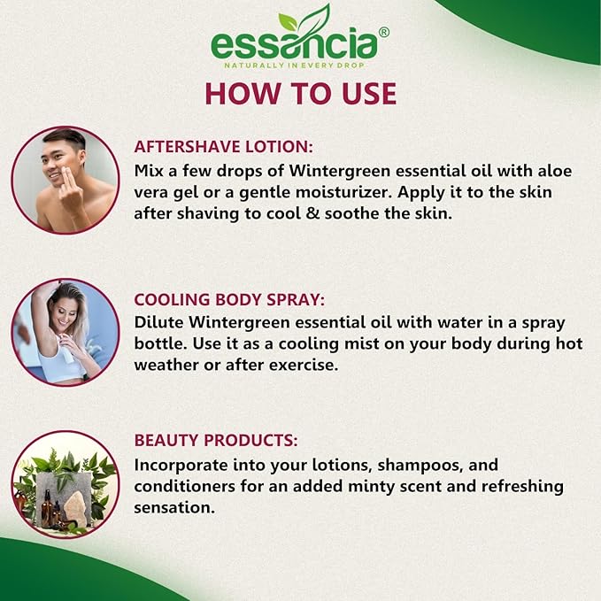 Essancia Wintergreen Essential Oil - 30 ml