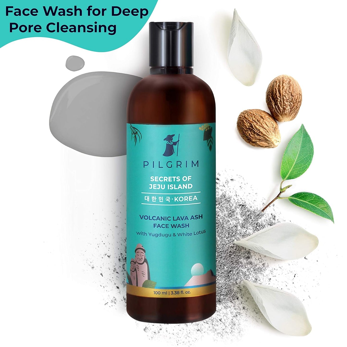 Pilgrim Face Cleanser 100ml,Face Serum 30ml