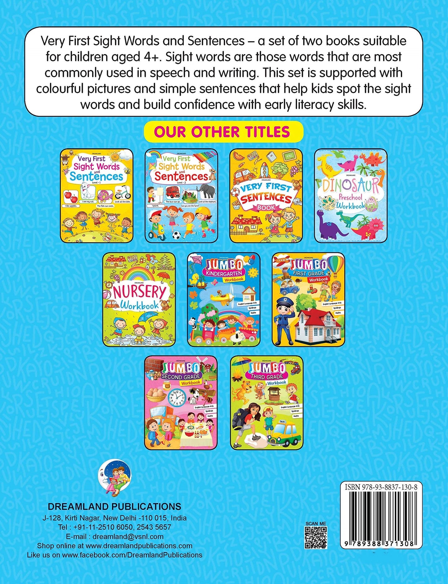 Dreamland Very First Sight Words Sentences Level 2