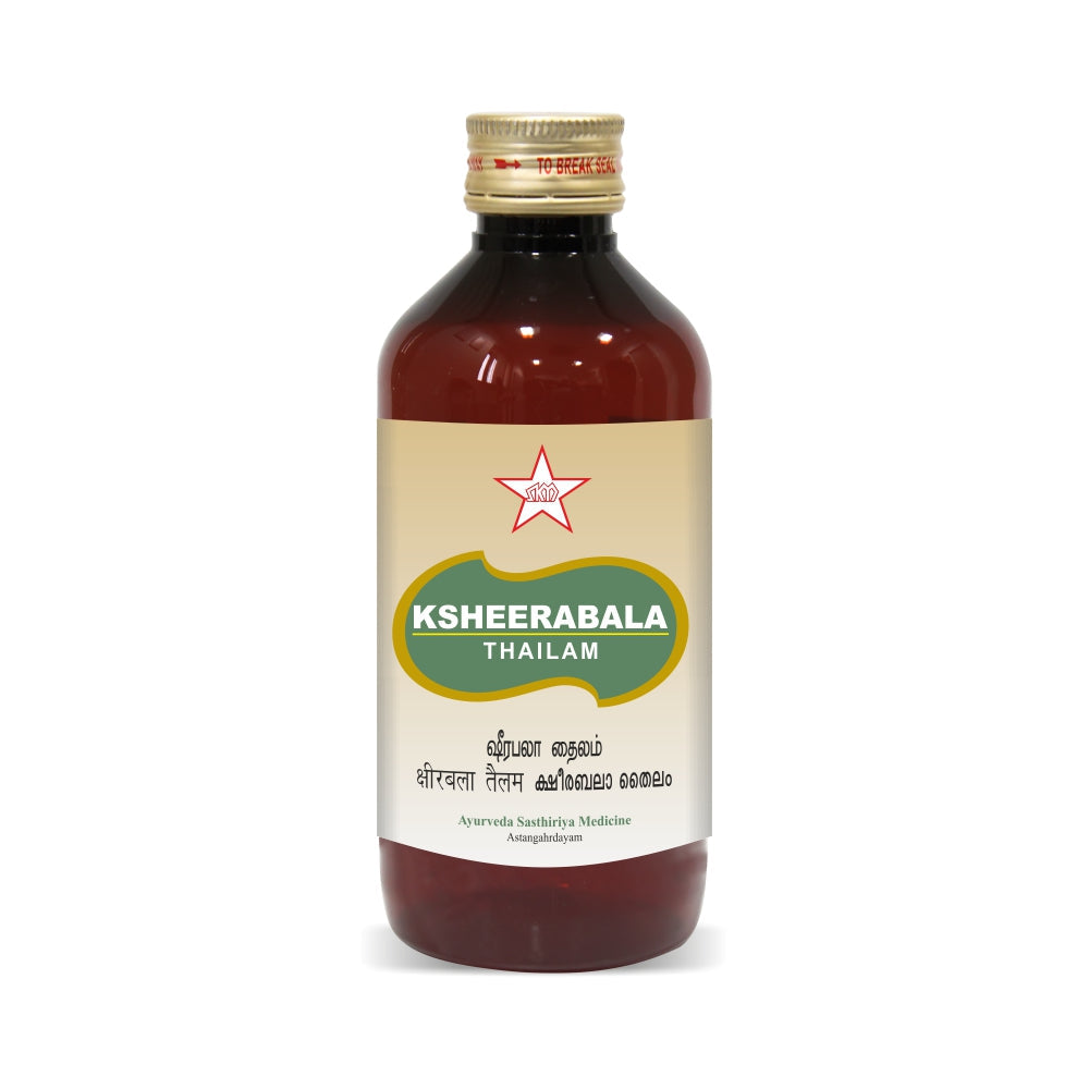 SKM Siddha And Ayurveda Ksheerabala Thailam - 100 ml