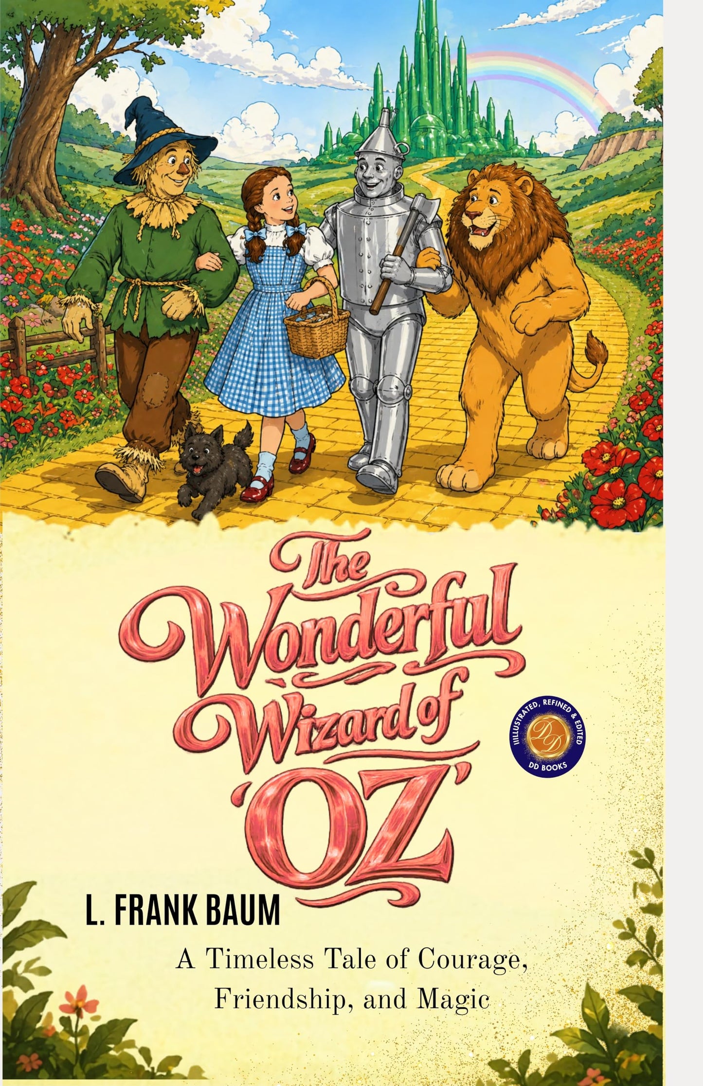 The Wonderful Wizard of ‘OZ’ : A Timeless Tale of Courage, Friendship, and Magic. (Illustrated, Refined and Edited by DD Books) - L. Frank Baum