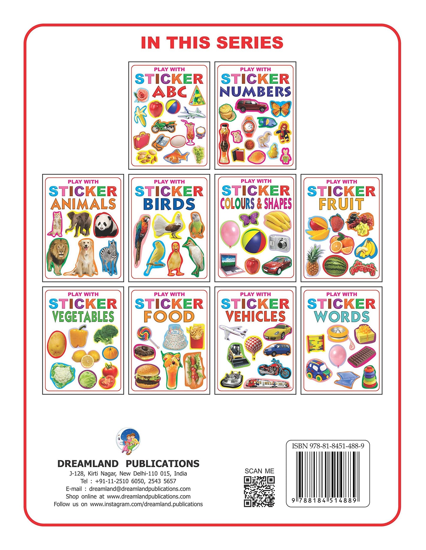 Dreamland Play With Sticker - Vegetables