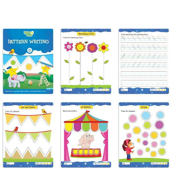 Rising Star Preschool Learning Nursery Kit A| General Knowledge| Know Your Alphabet| Numbers| Rhymes & Stories| Worksheets & Assessment Book