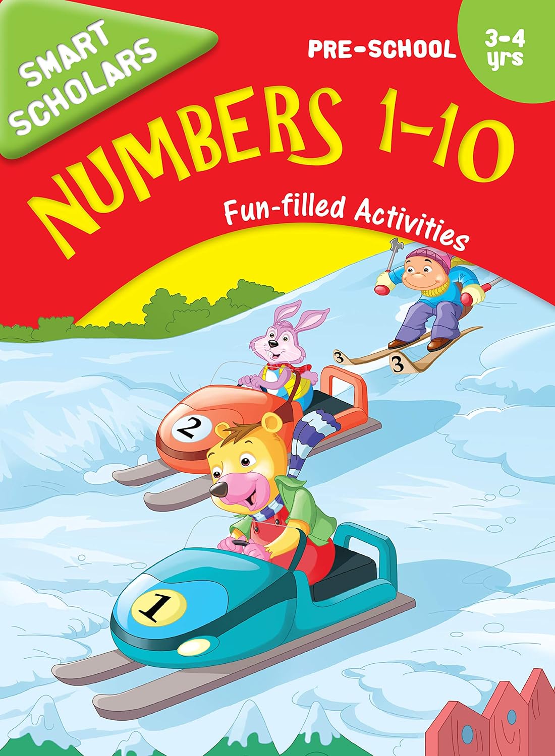 Smart Scholars Pre-School Numbers 1-10 - Om Books