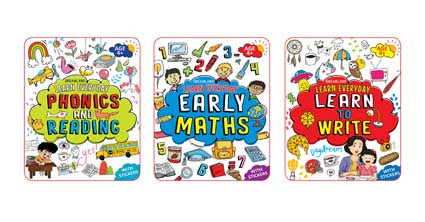 Dreamland Learn Everyday 3 Books Pack for Children Age 4+