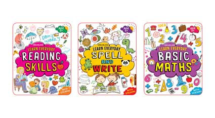 Dreamland Learn Everyday 3 Books Pack for Children Age 5+