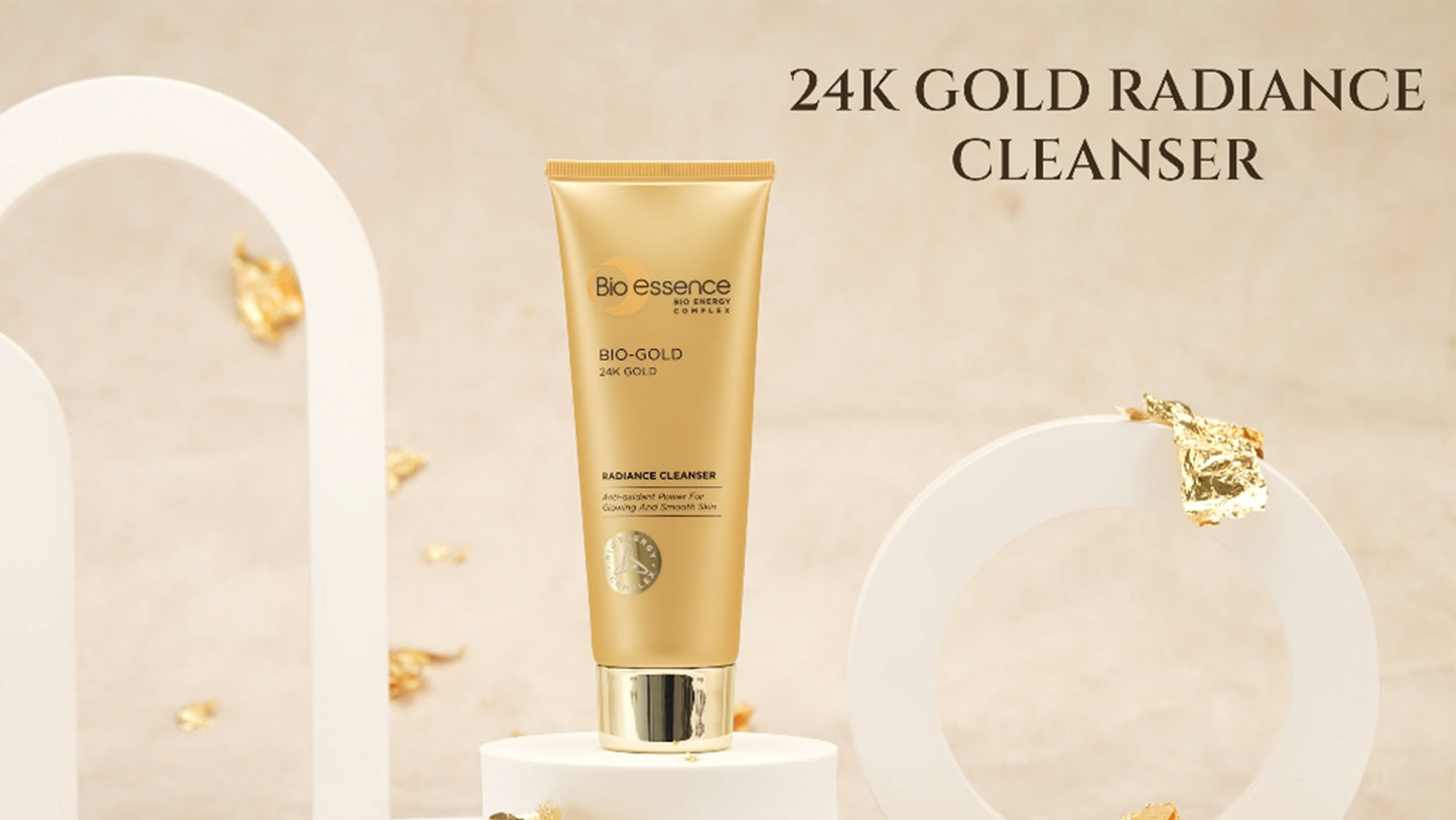 Bio Essence 24K Gold Radiance Face Cleanser - 100 gms