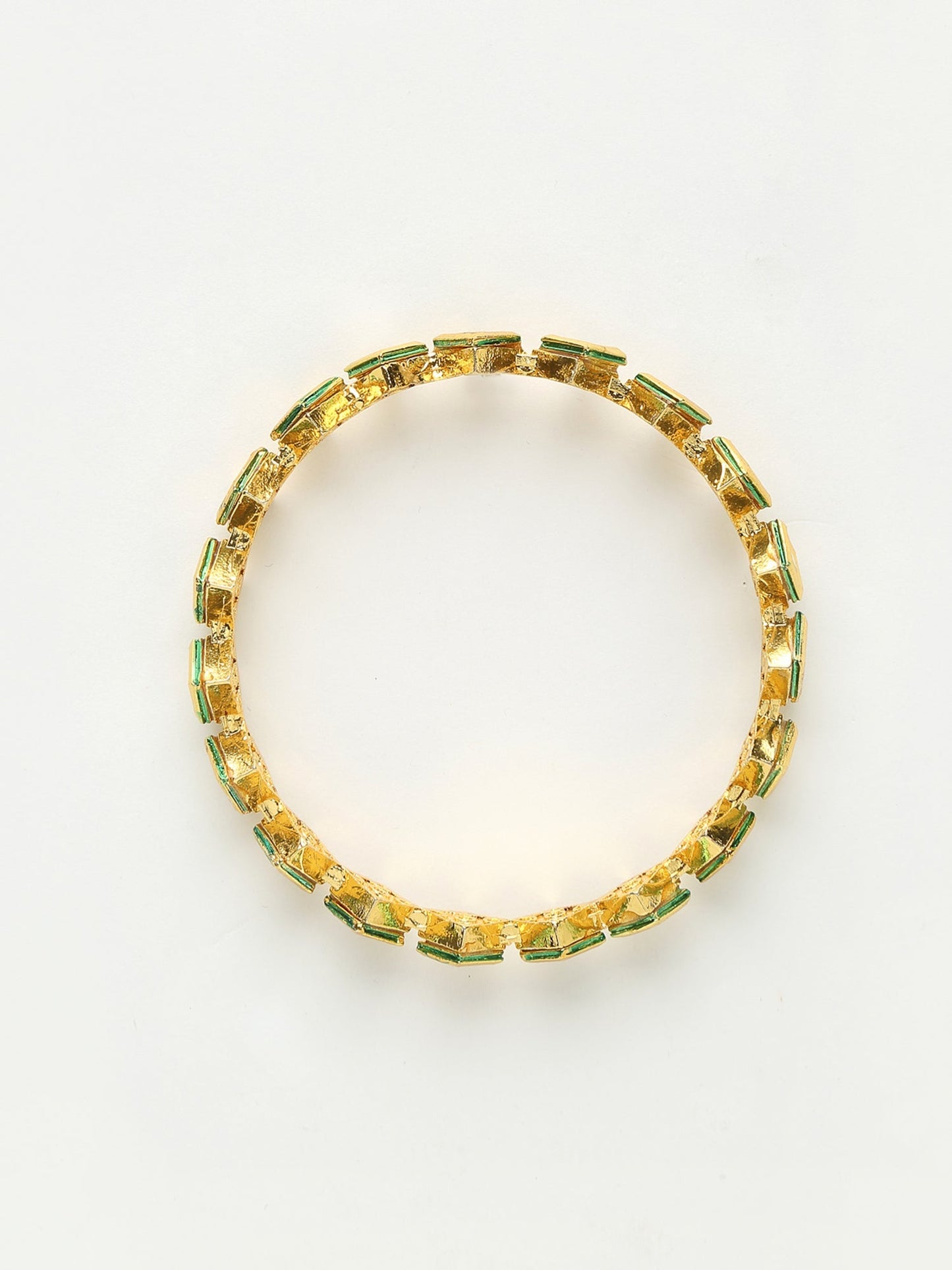 Kundan Bangles Set Of 2 - Ruby Raang