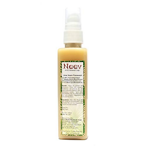 Neev Herbal Handmade Soaps Aloe Neem Face Wash