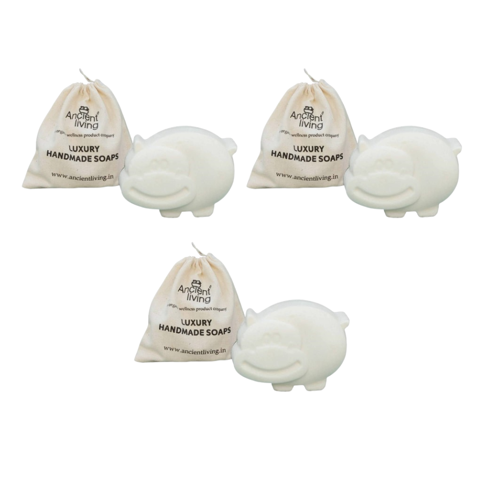 Ancient Living Handcrafted Designer Hippo Soap For Kids