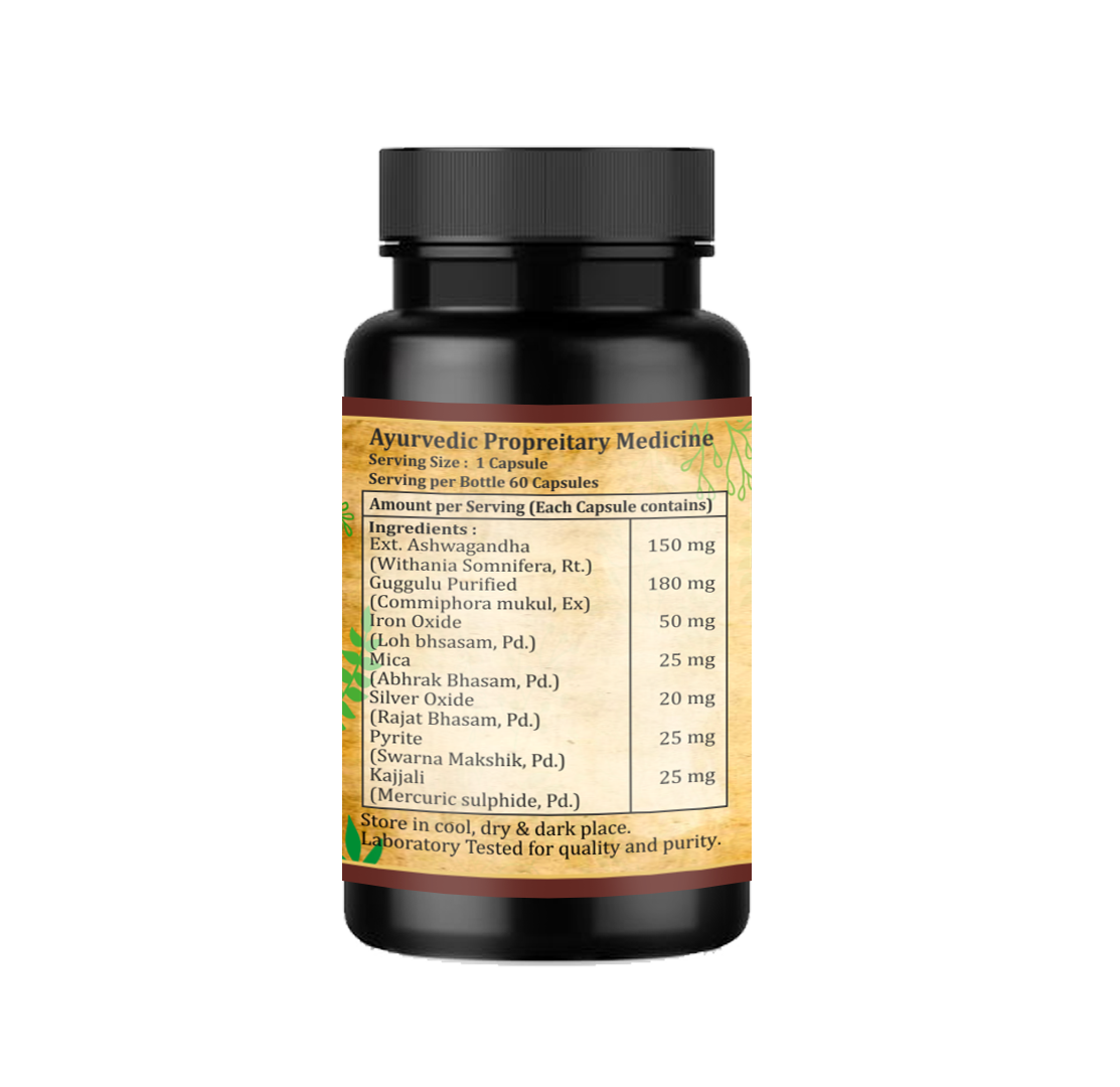Ayurveda Yogashram Remedies Az-Neuro Capsules - 60 Caps