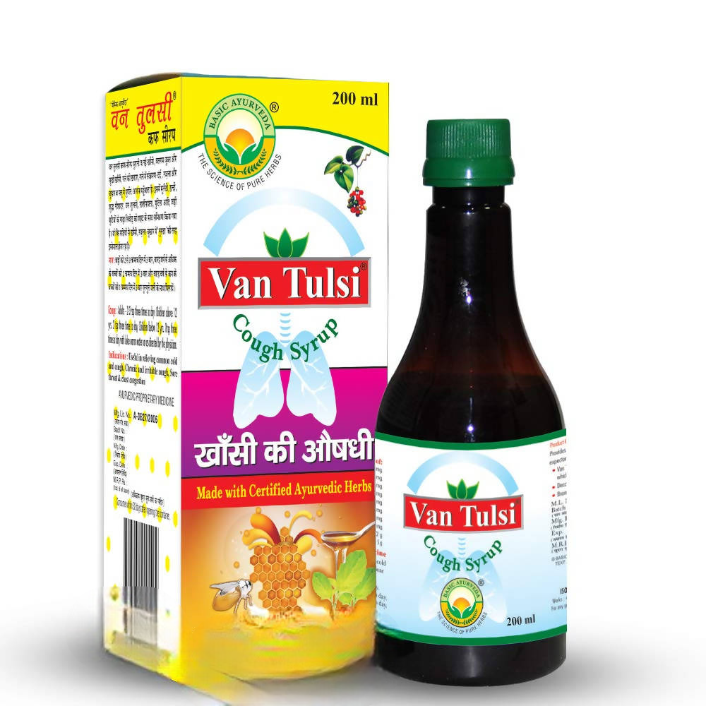 Basic Ayurveda Van Tulsi Cough Syrup