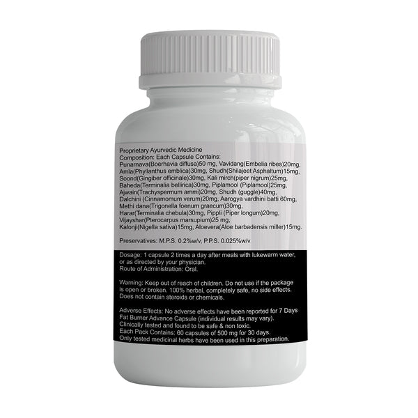 7Days Organic Loose Inches Capsule for Men and Women - 60 Caps