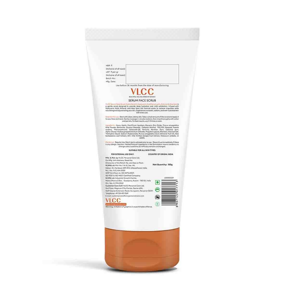 VLCC Hydra Nourish Scrub Face Scrub With Aloe Vera & Almond
