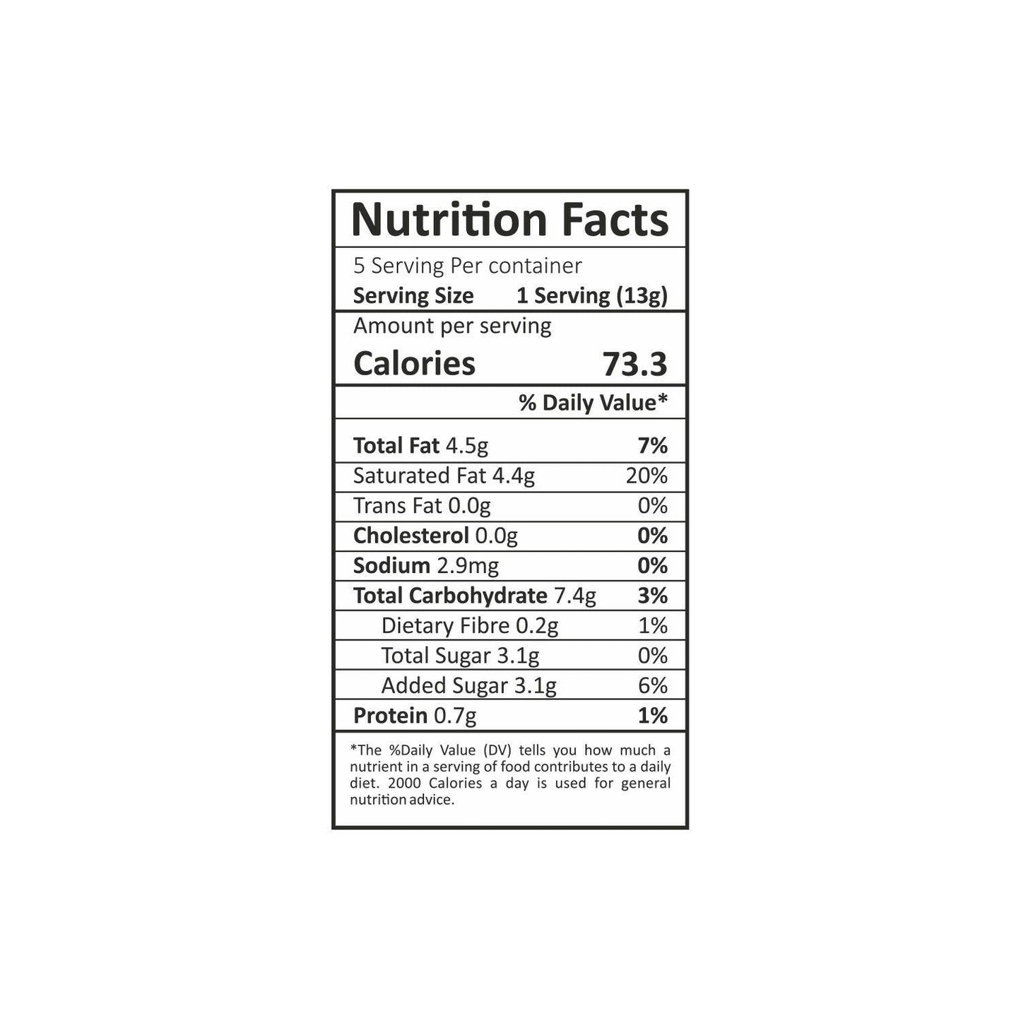 Dibha Ruchoks - No Added Sugar Chocolate Bar