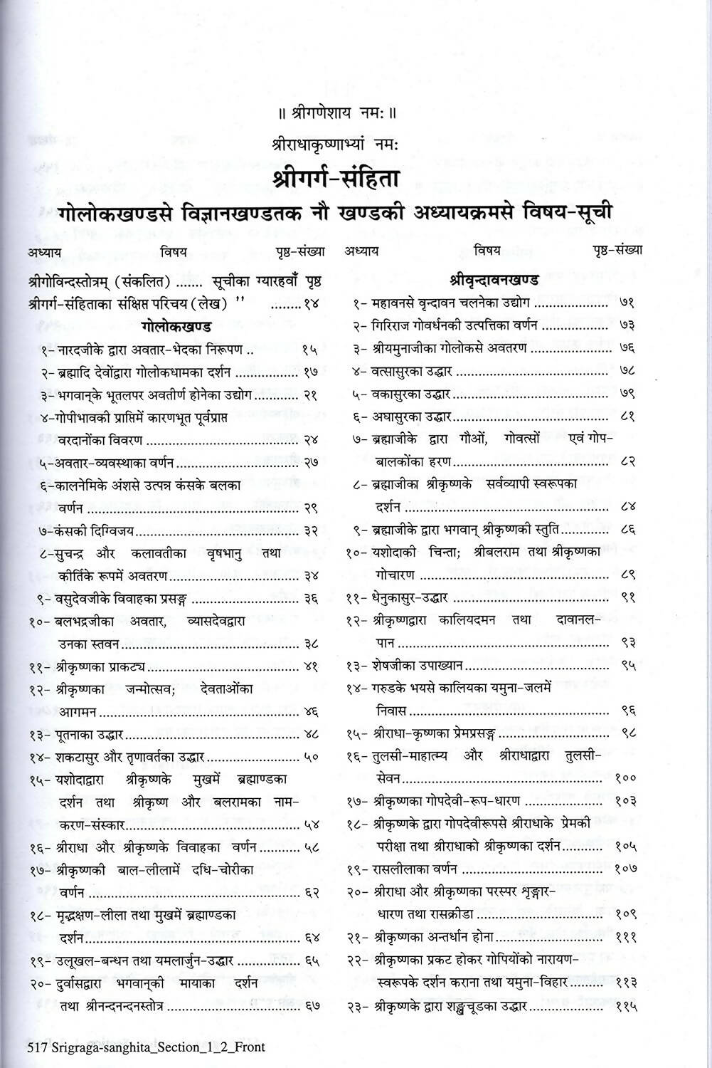 Shri Garg Sanhita By Maharshi Garg