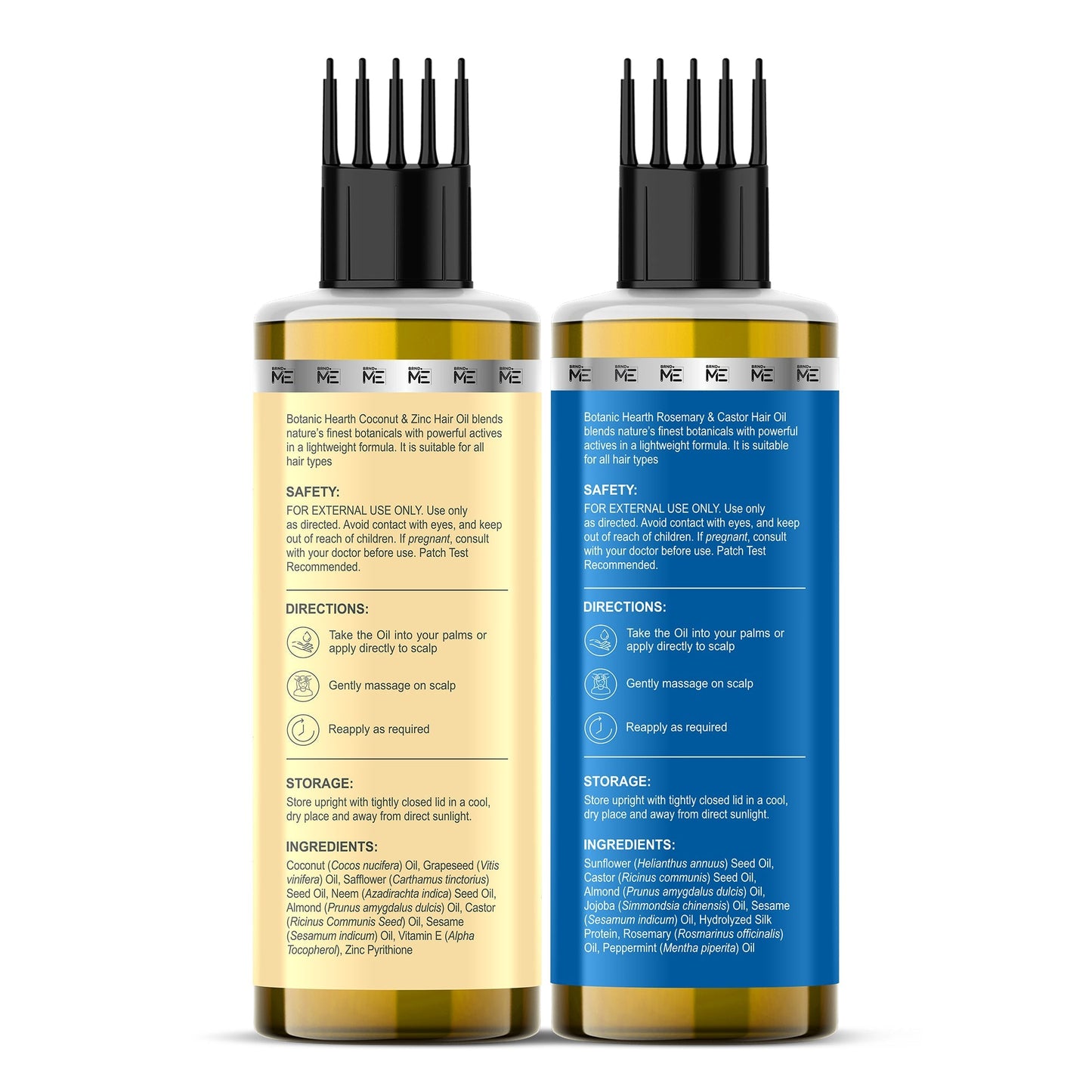 Botanic Hearth Coconut Zinc & Rosemary Castor - Hair Oil