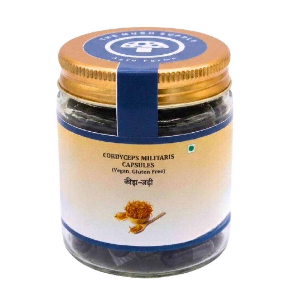 The Mush Supply Agro Farms Cordyceps Militaris Capsules