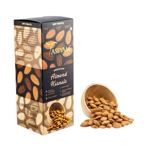 Tassyam Organics Premium Raw Almonds - Box