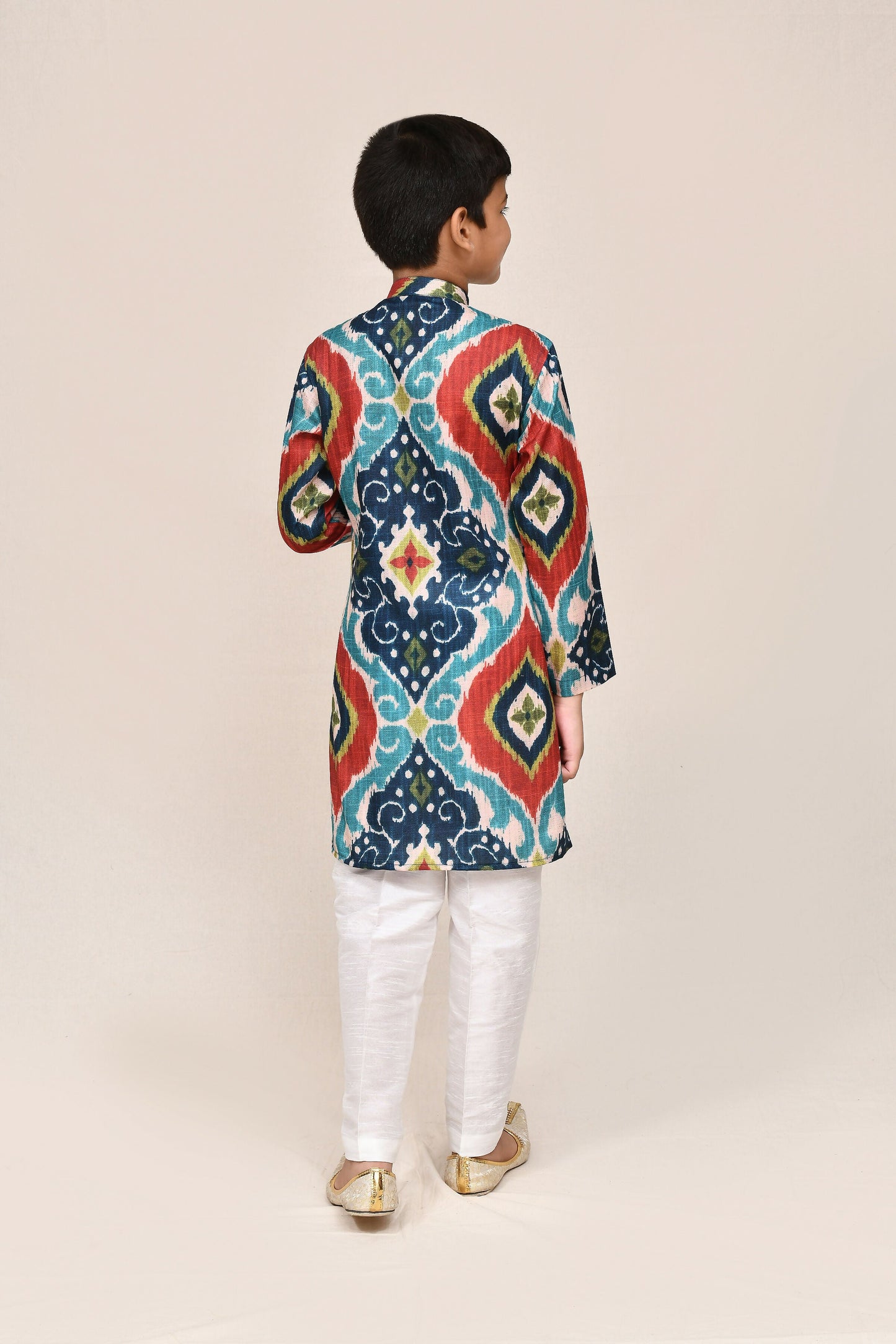 Joban Fashion Pure Cotton Multicolor Kurta With Straight Fit Pant