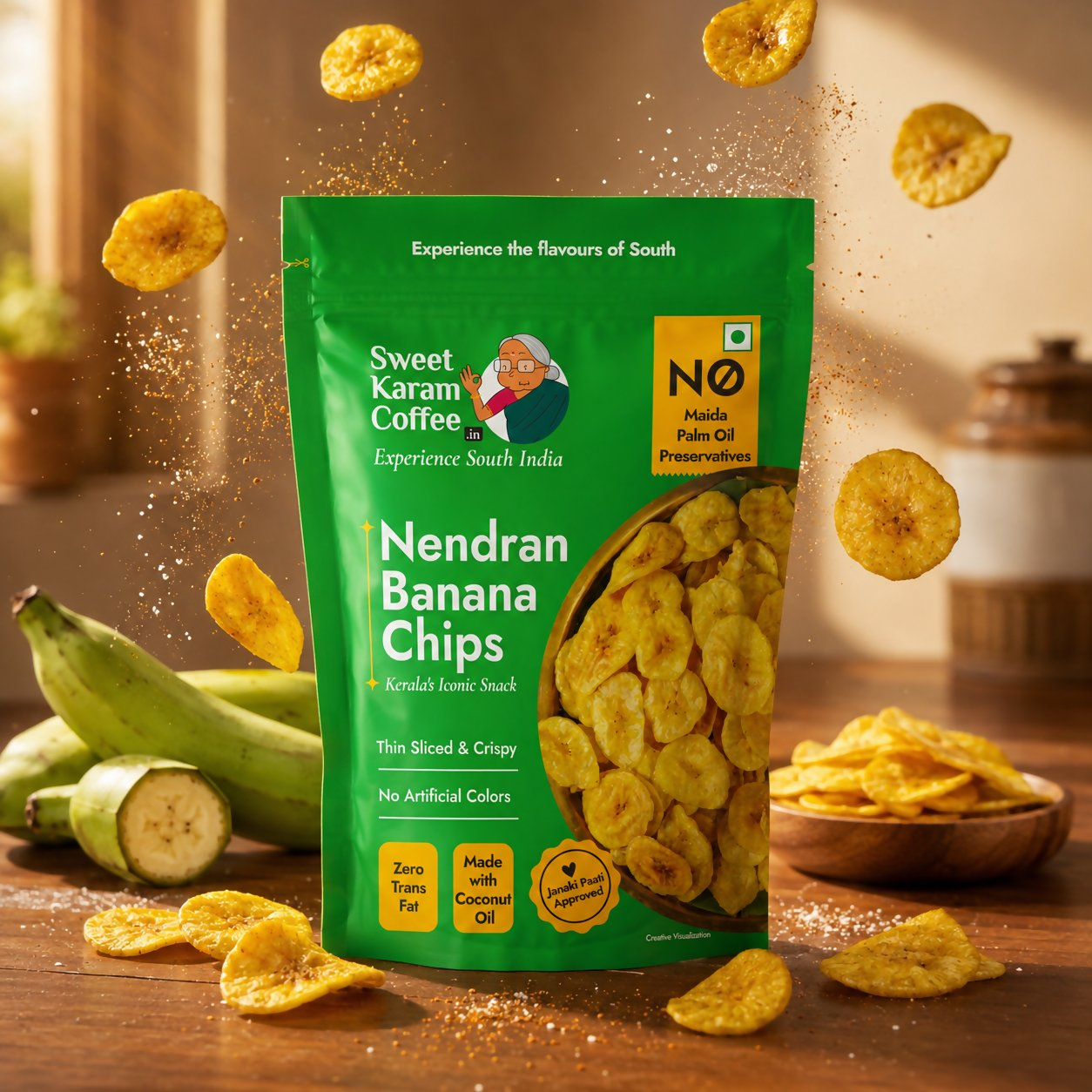 Sweet Karam Coffee Nendran Banana Chips