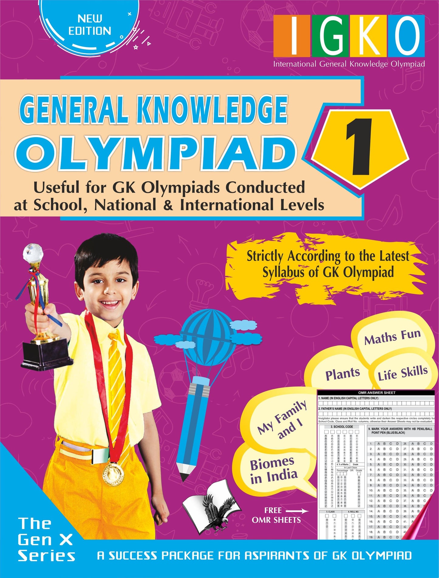 International General Knowledge Olympiad - Class 1(With OMR Sheets) by Varsha Batra