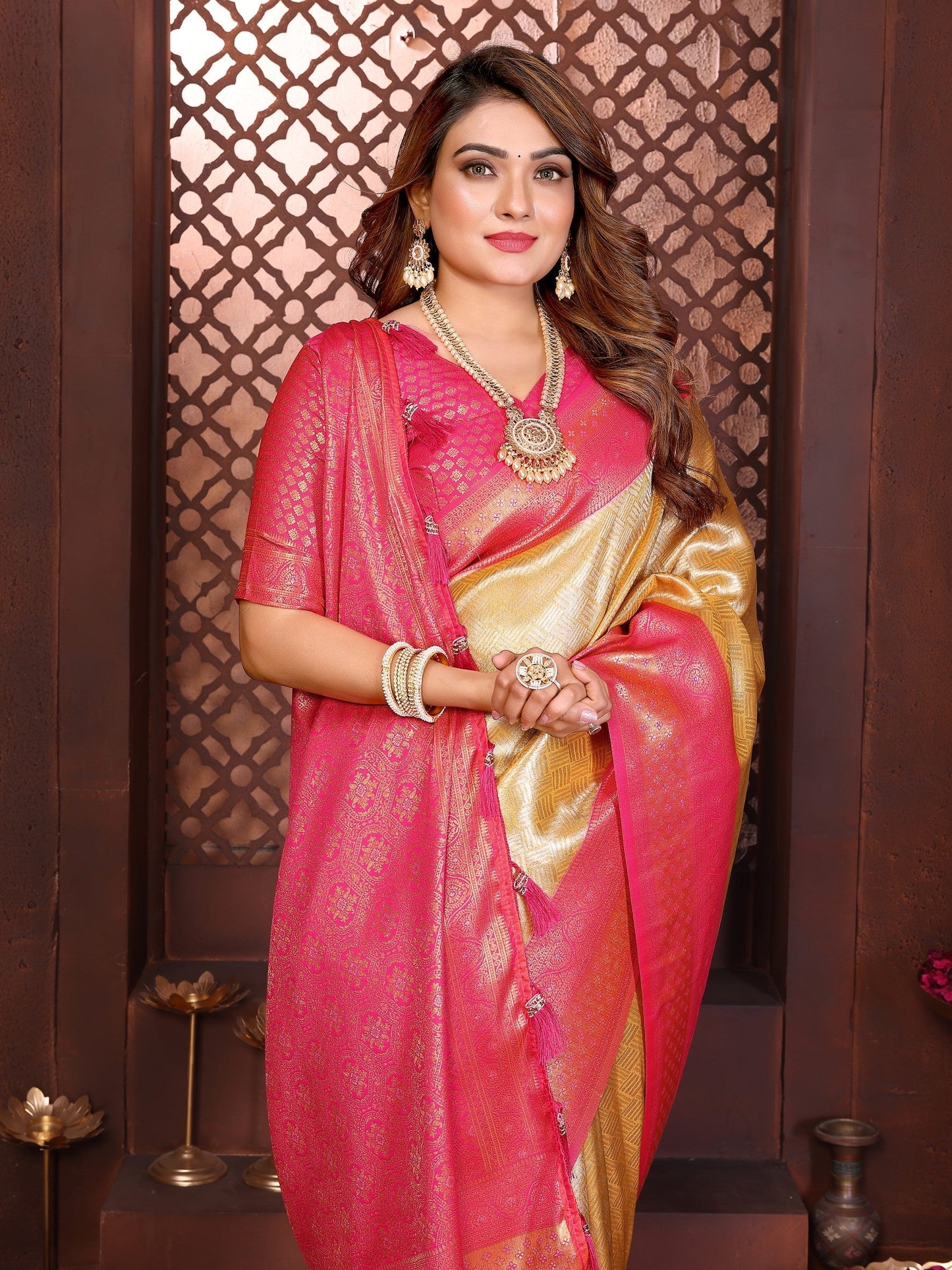 Anaita Banarasi Tissue Silk Saree