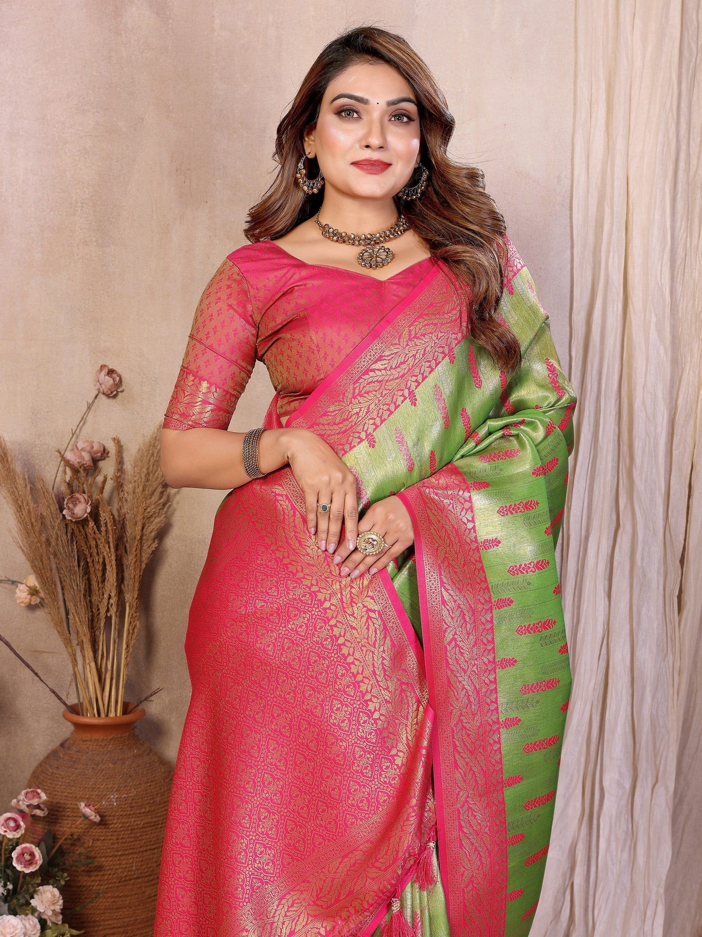 Anaita Banarasi Tissue Silk Saree