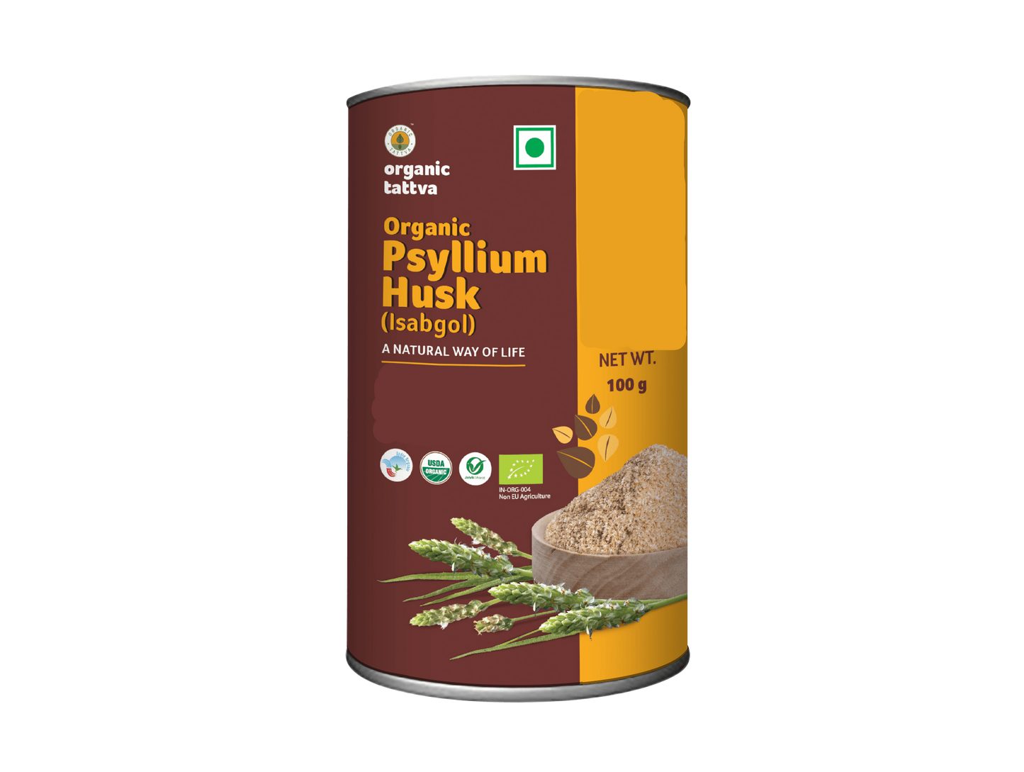 Organic Tattva Psyllium Whole Husk (Isabgol)