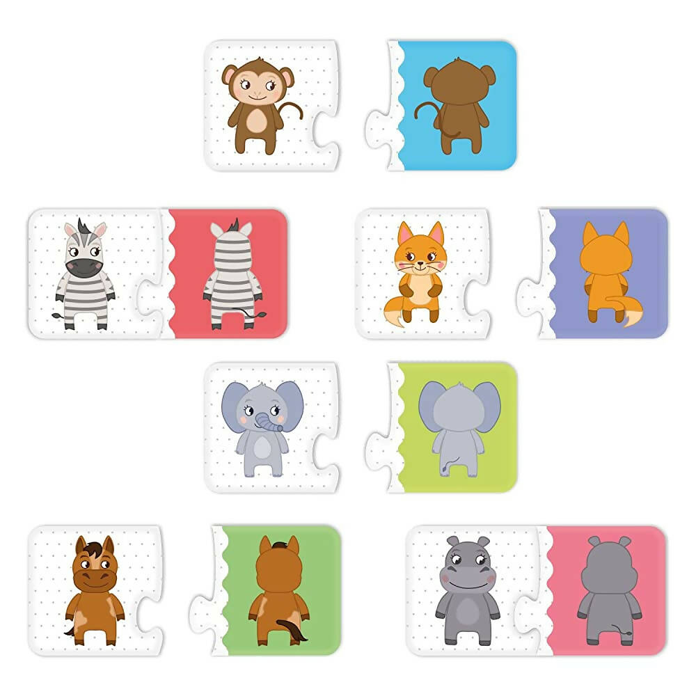 Webby Front Back 2 Piece Learning Pack Jigsaw Puzzle for Kids