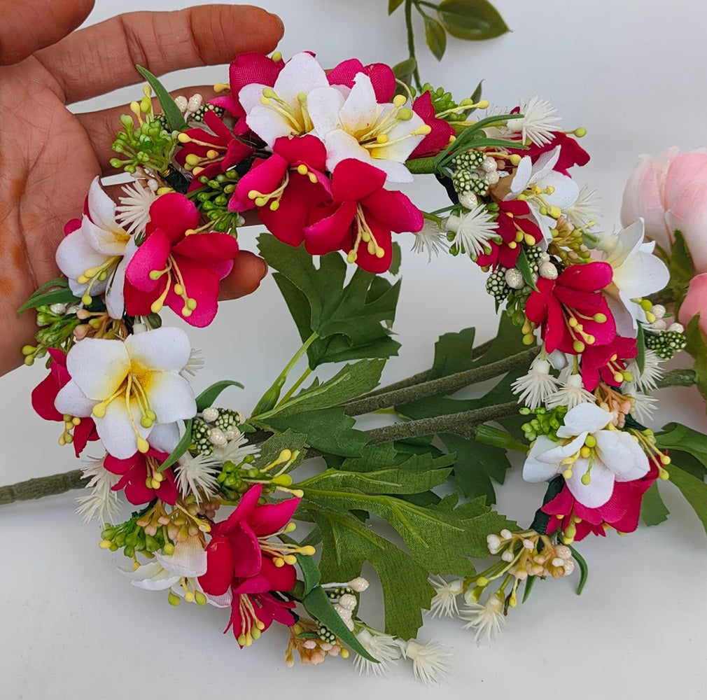 Pink Bridal Hair Accessories