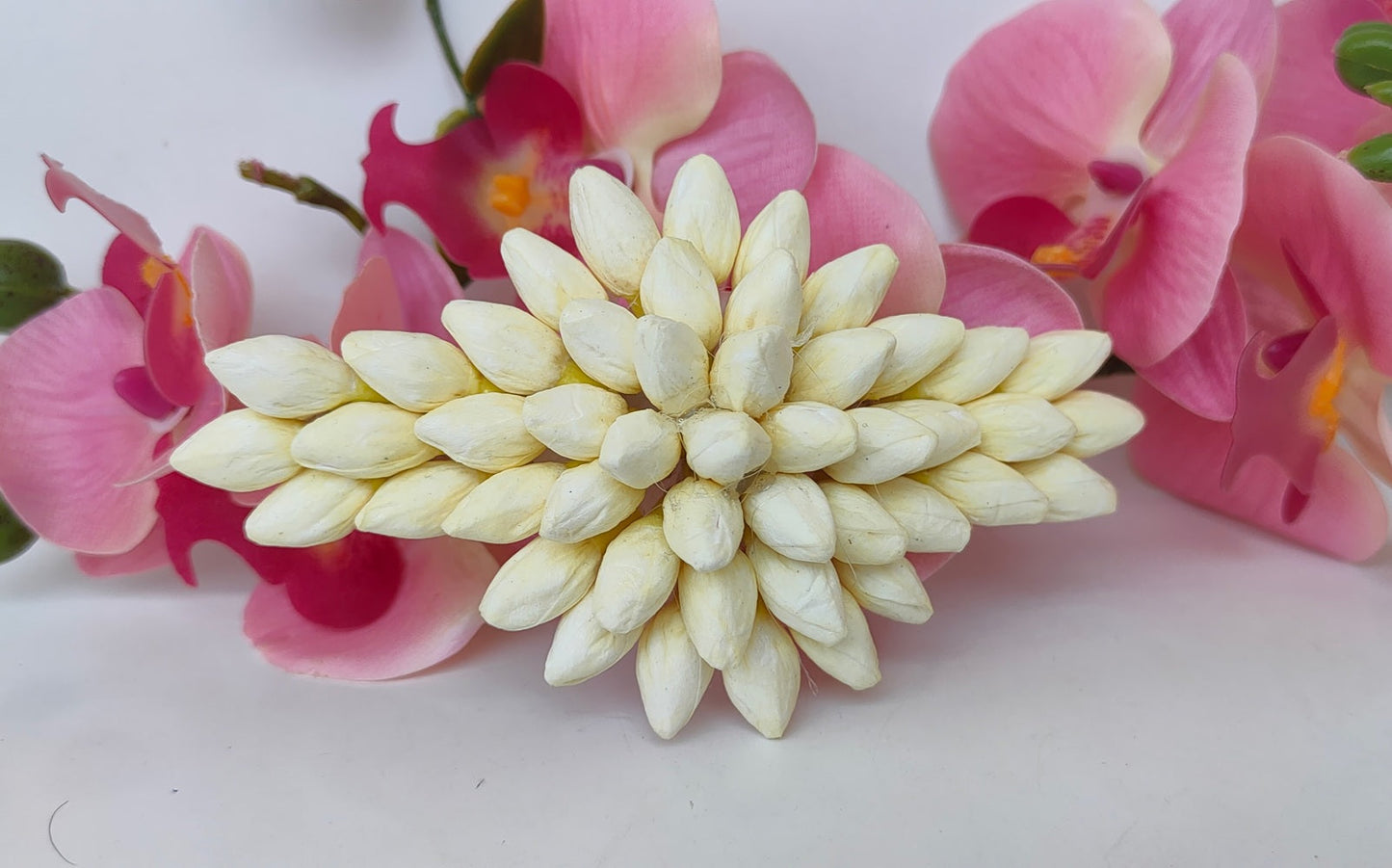 Artificial Jasmine Hair Clip