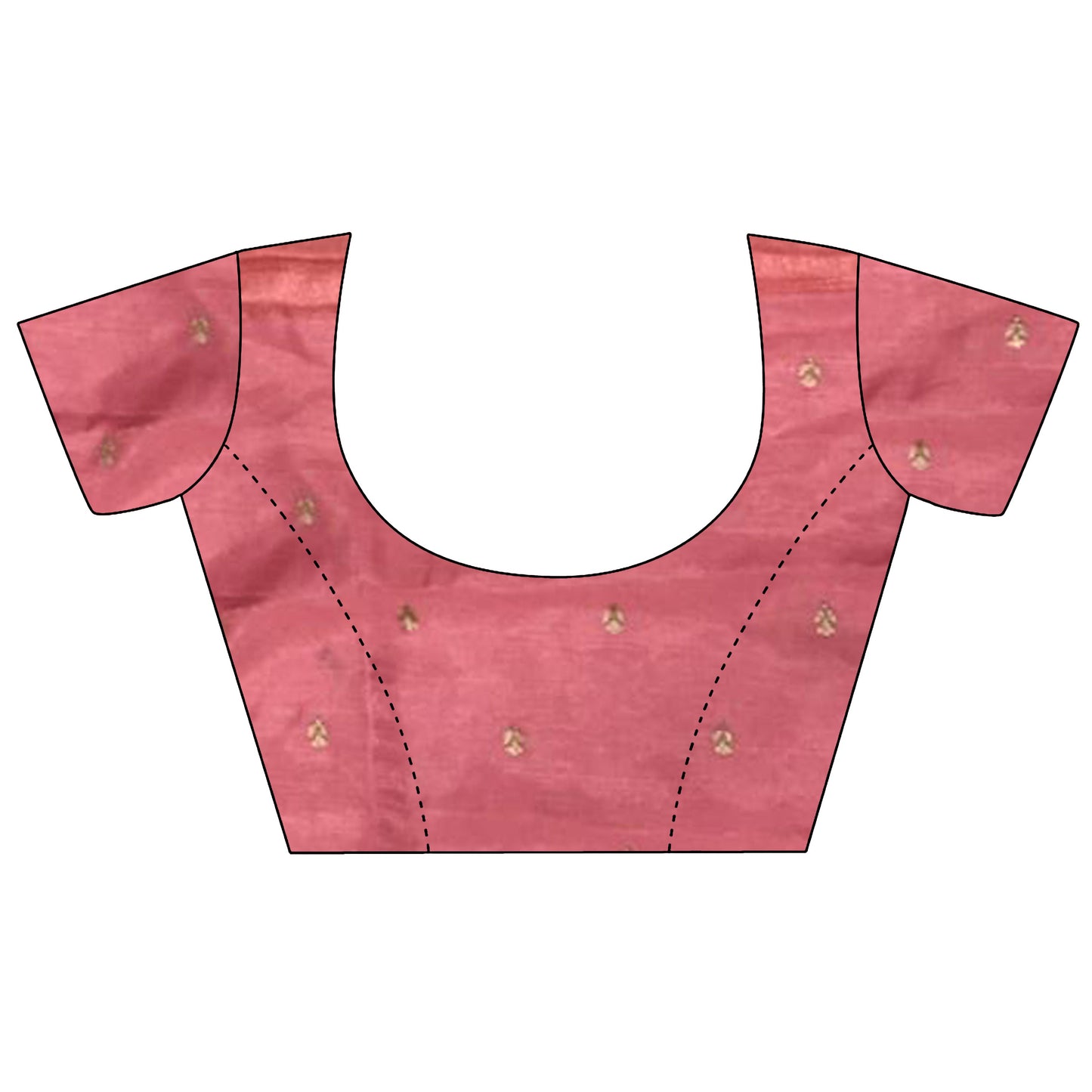 Elora Baby Pink Organza Silk Handloom Banarasi Saree With Heavy Khatali Butta Work