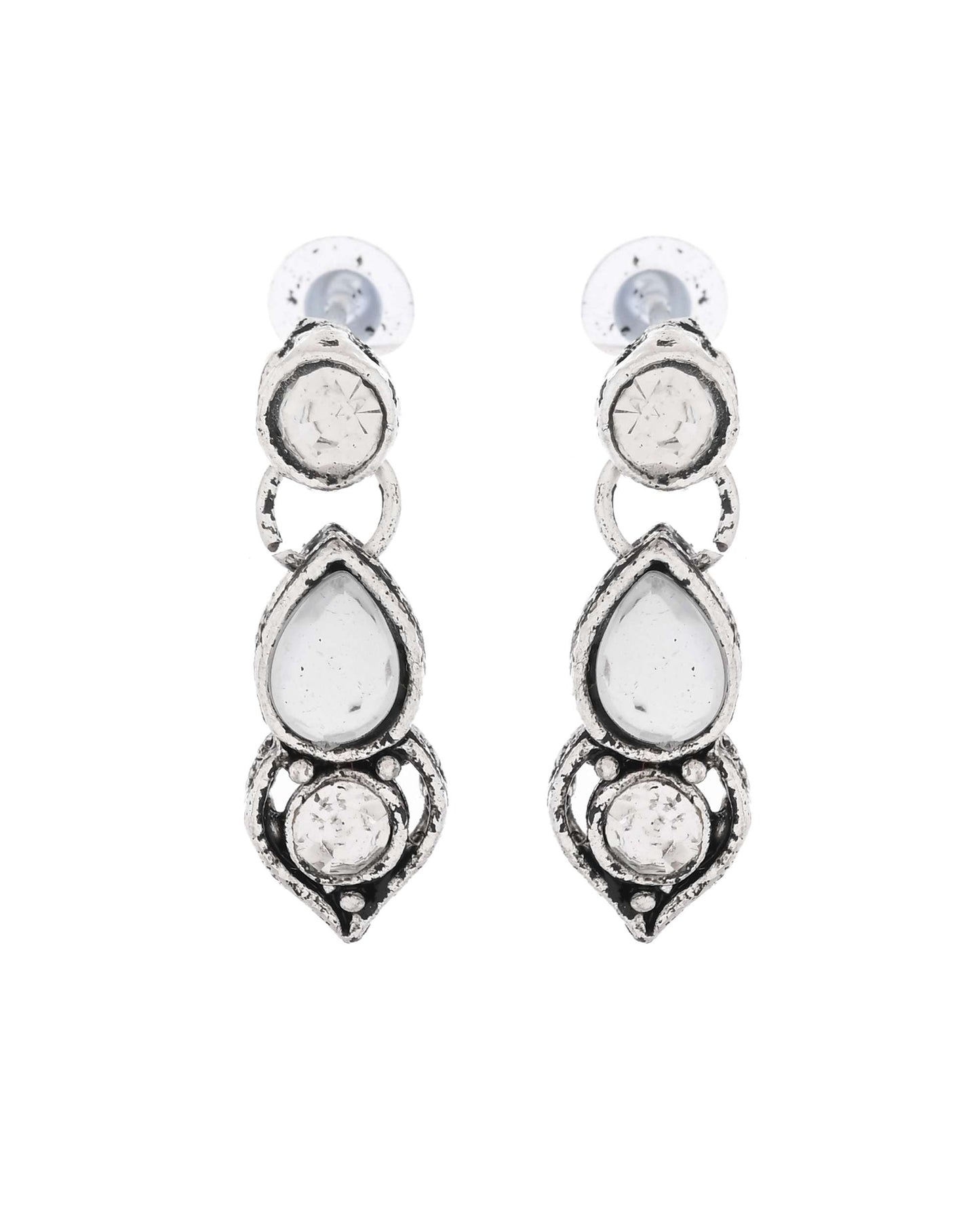 Jewels Nest Oxidised Silver-Plated Bridal Choker Jewellery Set