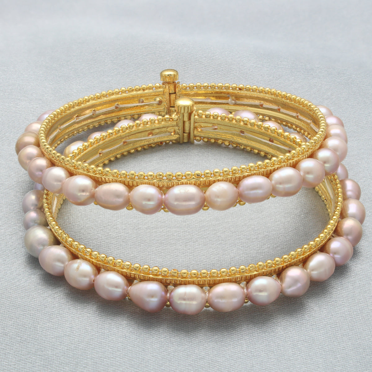 J Pearls Unique Pearl Bangles