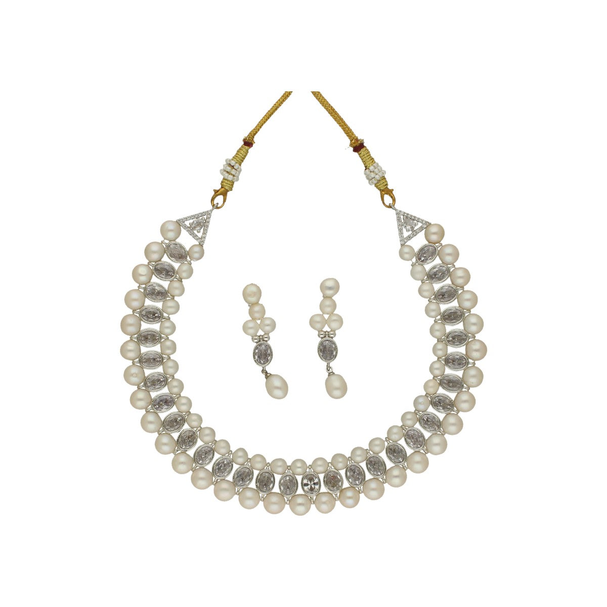 J Pearls Asra Pearl Choker Set