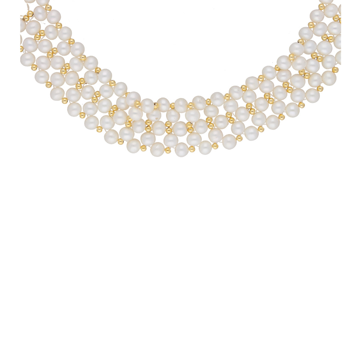 J Pearls Daisy Pearl Choker - Real Pearl Jewelry