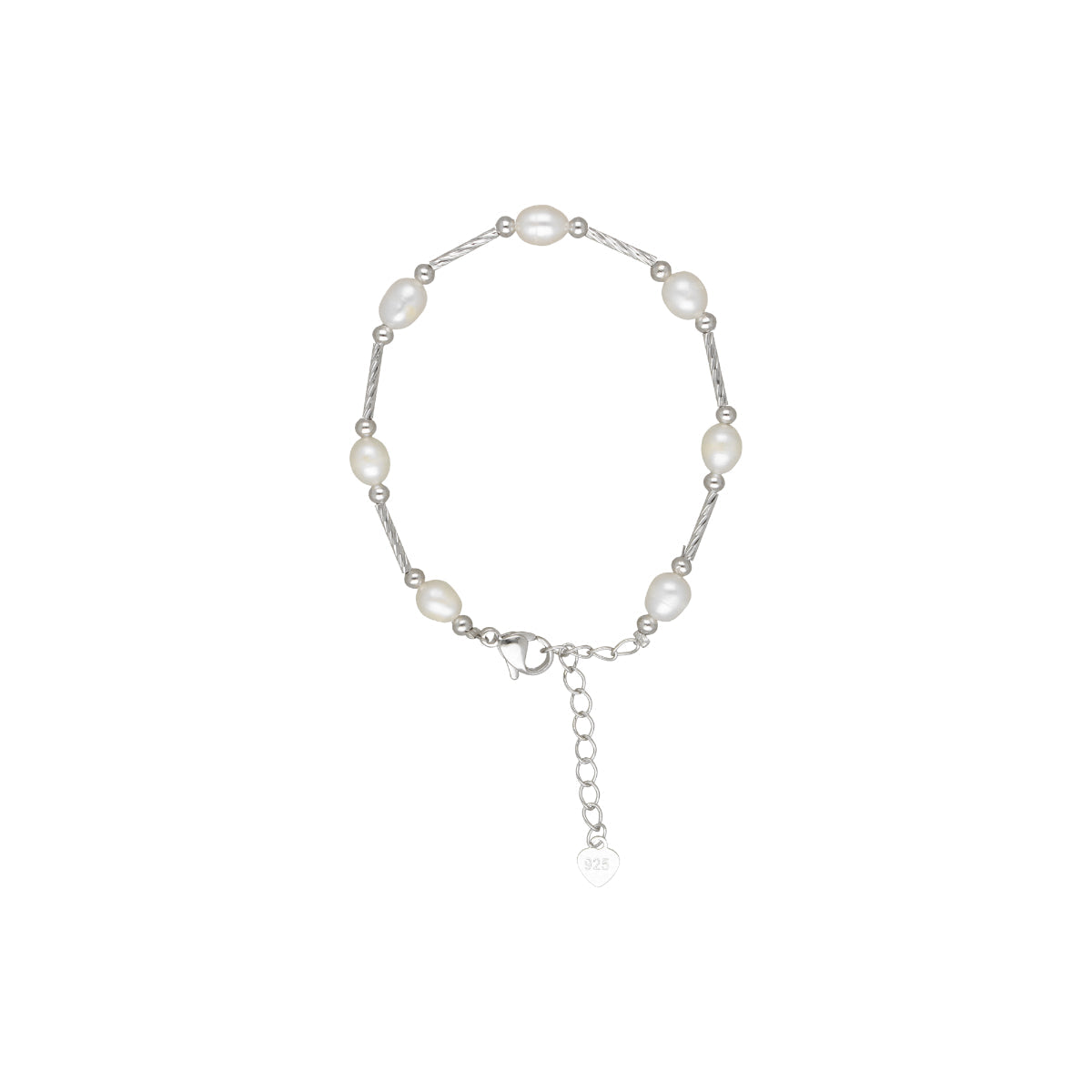 J Pearls Classic White Pearl Bracelet