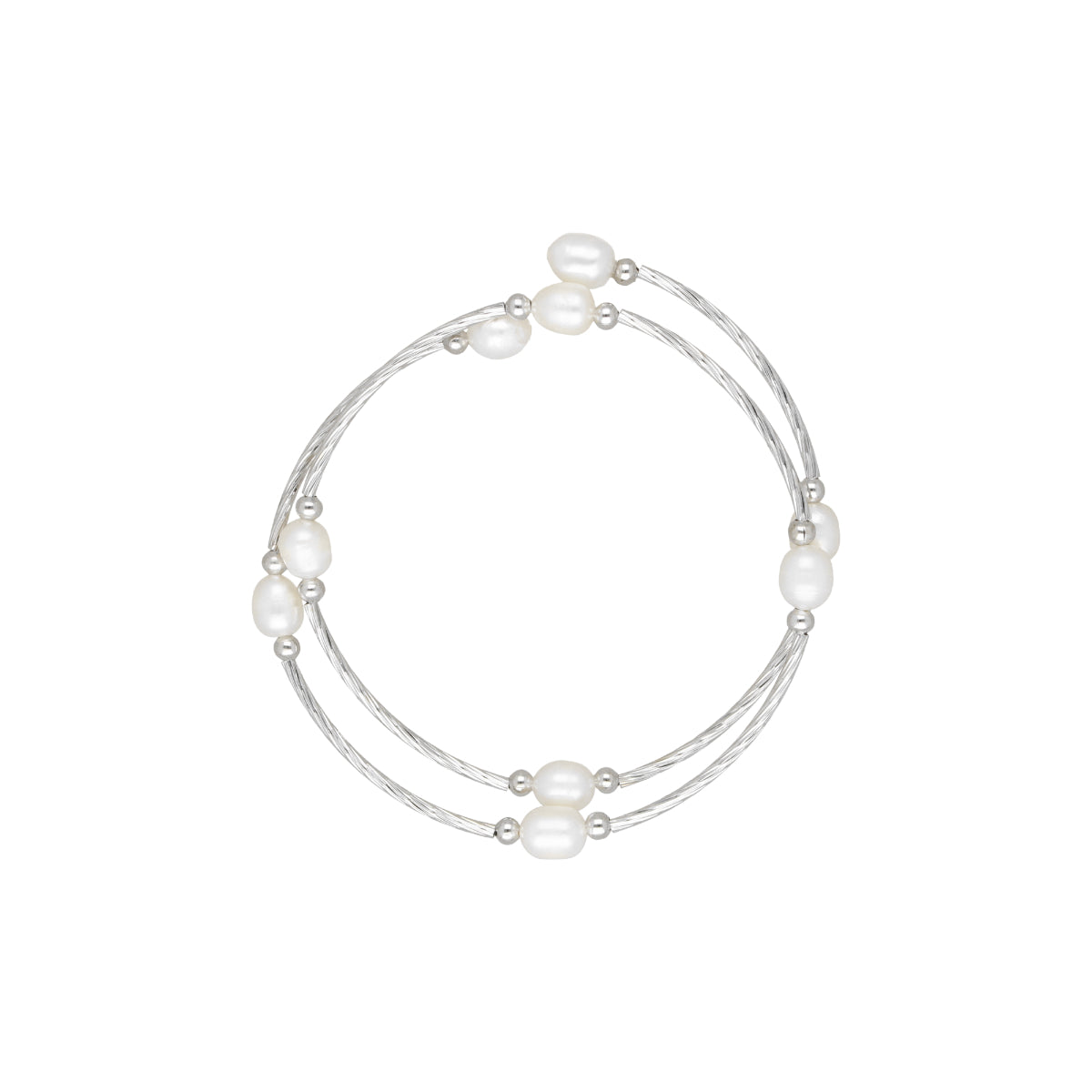 J Pearls Charm Pearl Bracelet