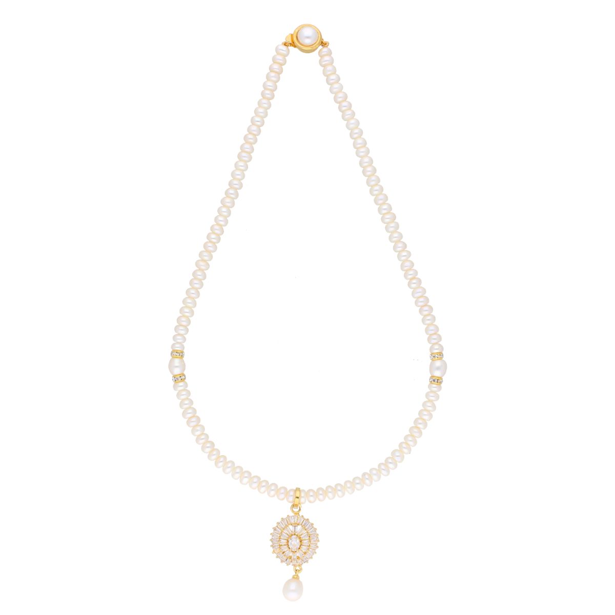 J Pearls Eeshika Pearl Set - Real Pearl Jewelry