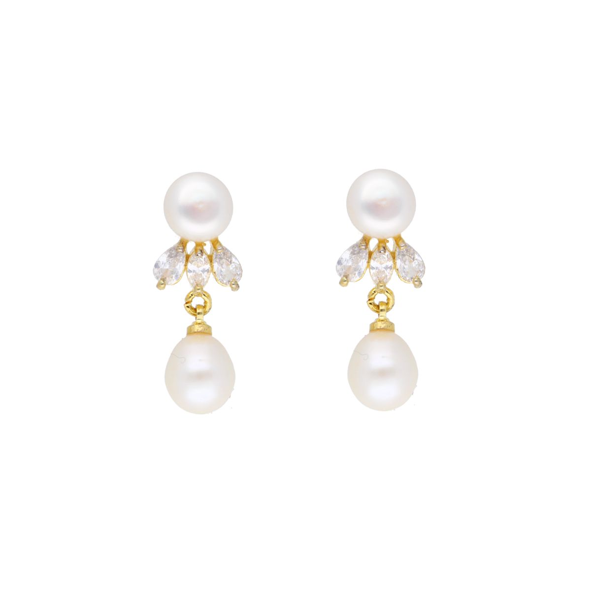 J Pearls Baheera Pearl Set - Real Pearl Jewelry