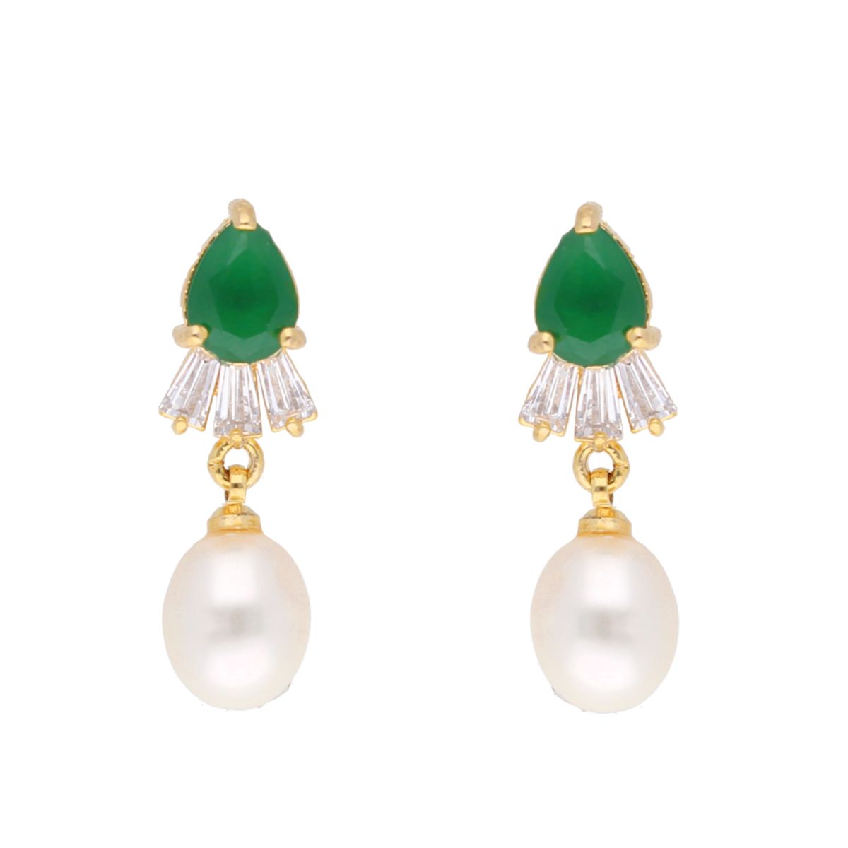 J Pearls Dhenuka Pearl Set - Real Pearl Jewelry