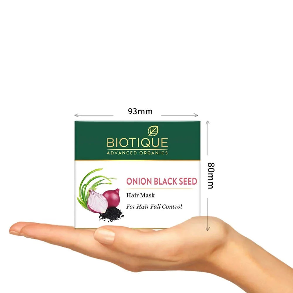Biotique Advanced Organics Onion Black seed Hair Mask For Hair Fall Control - 175 gms