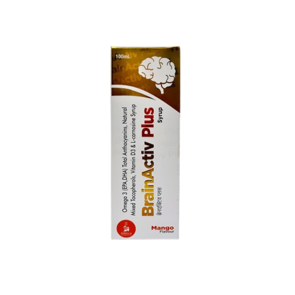 Zorilla Life Science BrainActiv I Plus Syrup I Omega 3 (EPA,DHA)