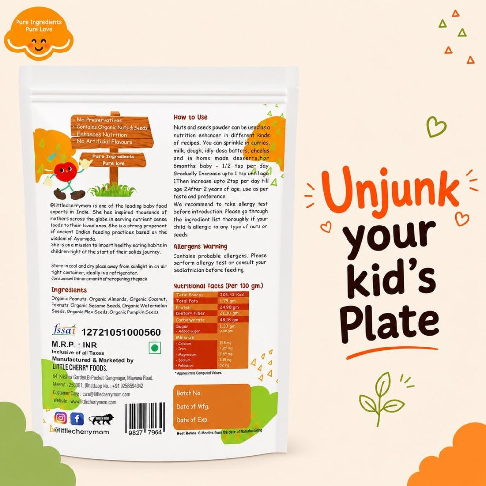 Littlecherrymom Nuts & Seeds Powder