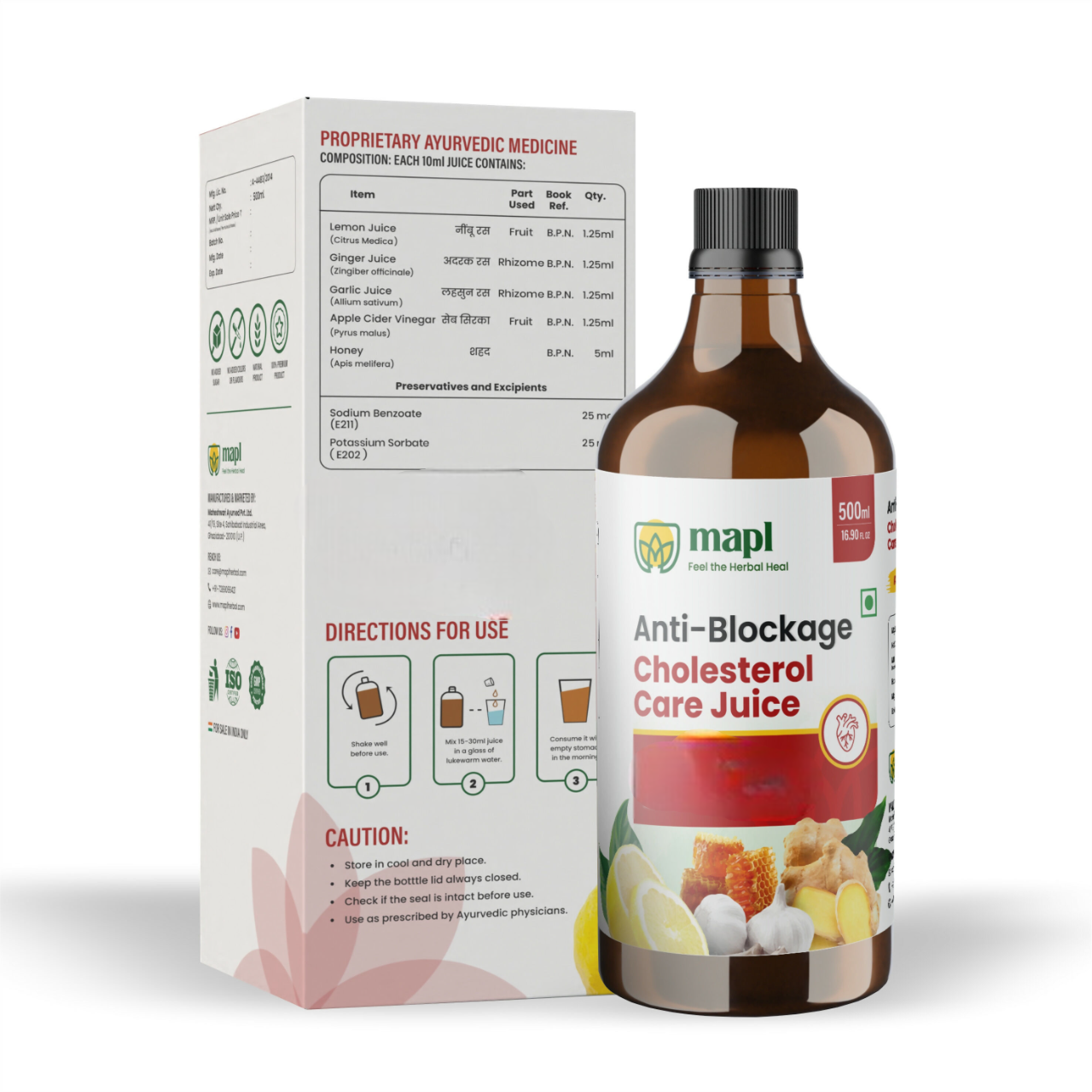 MAPL Anti-Blockage Cholesterol Care Juice