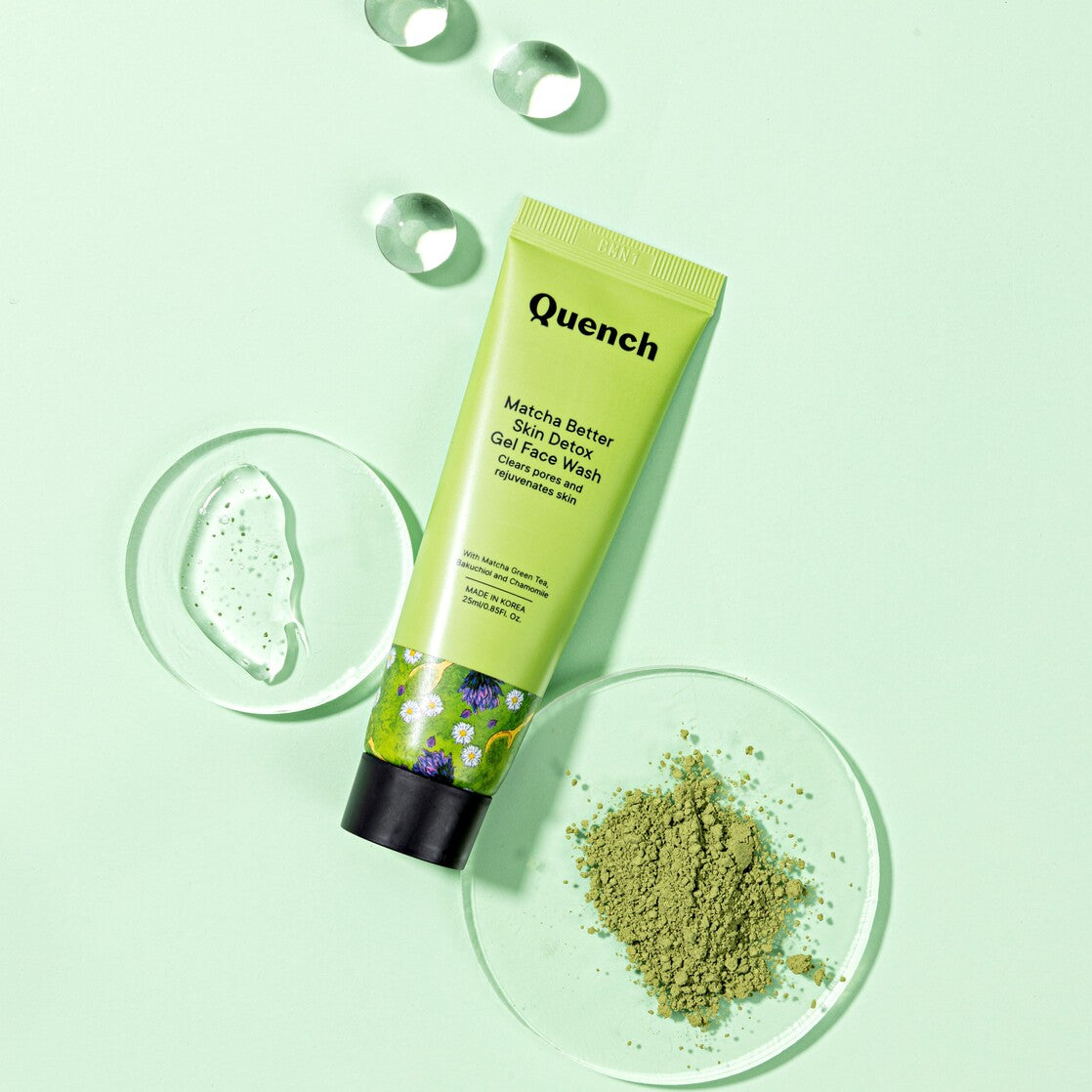 Quench Skin Detox Gel Face Wash - 25 ml (Pack of 2)